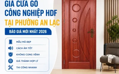 Giá Cửa Gỗ Công Nghiệp Hdf Tại Phường An Lạc