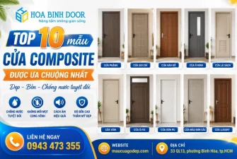 Top 10 Mẫu Cửa Nhựa Composite được ưa Chuộng 2026