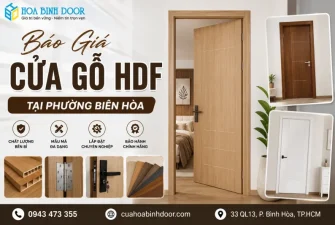 Báo Giá Cửa Gỗ Hdf Tại Phường Biên Hòa