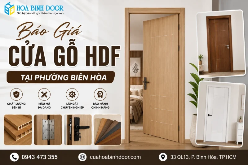 Báo Giá Cửa Gỗ Hdf Tại Phường Biên Hòa