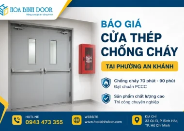 Báo Giá Cửa Thép Chống Cháy Tại Phường An Khánh