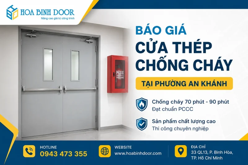 Báo Giá Cửa Thép Chống Cháy Tại Phường An Khánh
