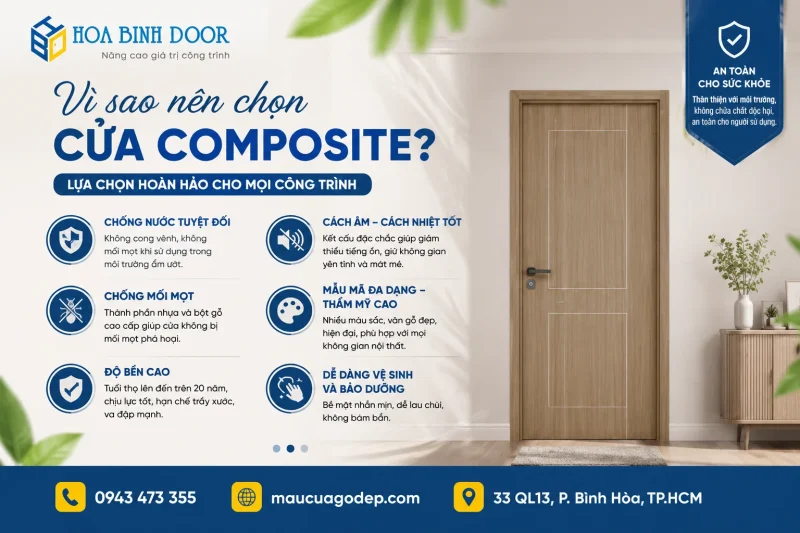 giá cửa nhựa Composite tại xã Dầu Tiếng