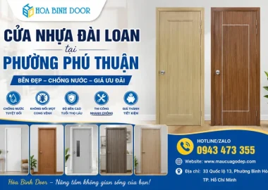 Cửa Nhựa Đài Loan Tại Phường Phú Thuận