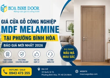 Giá Cửa Mdf Melamine Tại Phường Bình Hòa