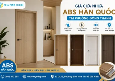 Giá Cửa Nhựa Abs Hàn Quốc Tại Phường Đông Thạnh