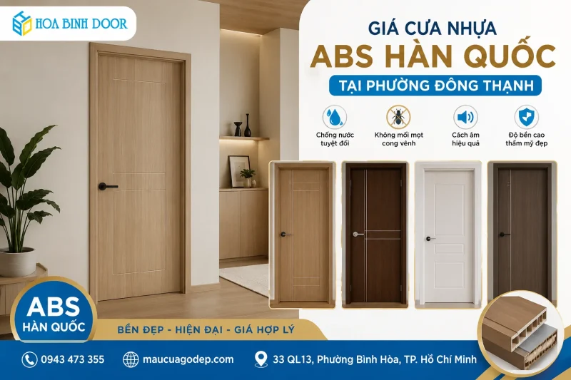 Giá Cửa Nhựa Abs Hàn Quốc Tại Phường Đông Thạnh