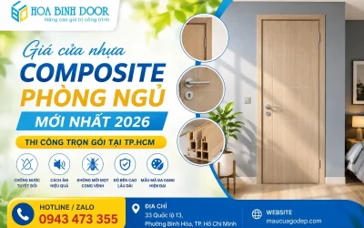 Giá Cửa Nhựa Composite Phòng Ngủ Mới Nhất