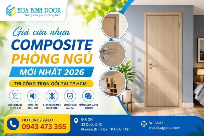 Giá Cửa Nhựa Composite Phòng Ngủ Mới Nhất