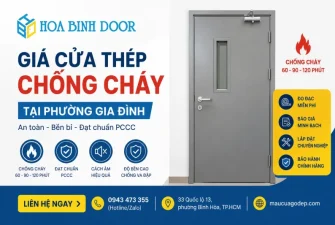 Giá Cửa Thép Chống Cháy Tại Phường Gia Định