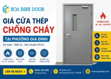 Giá Cửa Thép Chống Cháy Tại Phường Gia Định