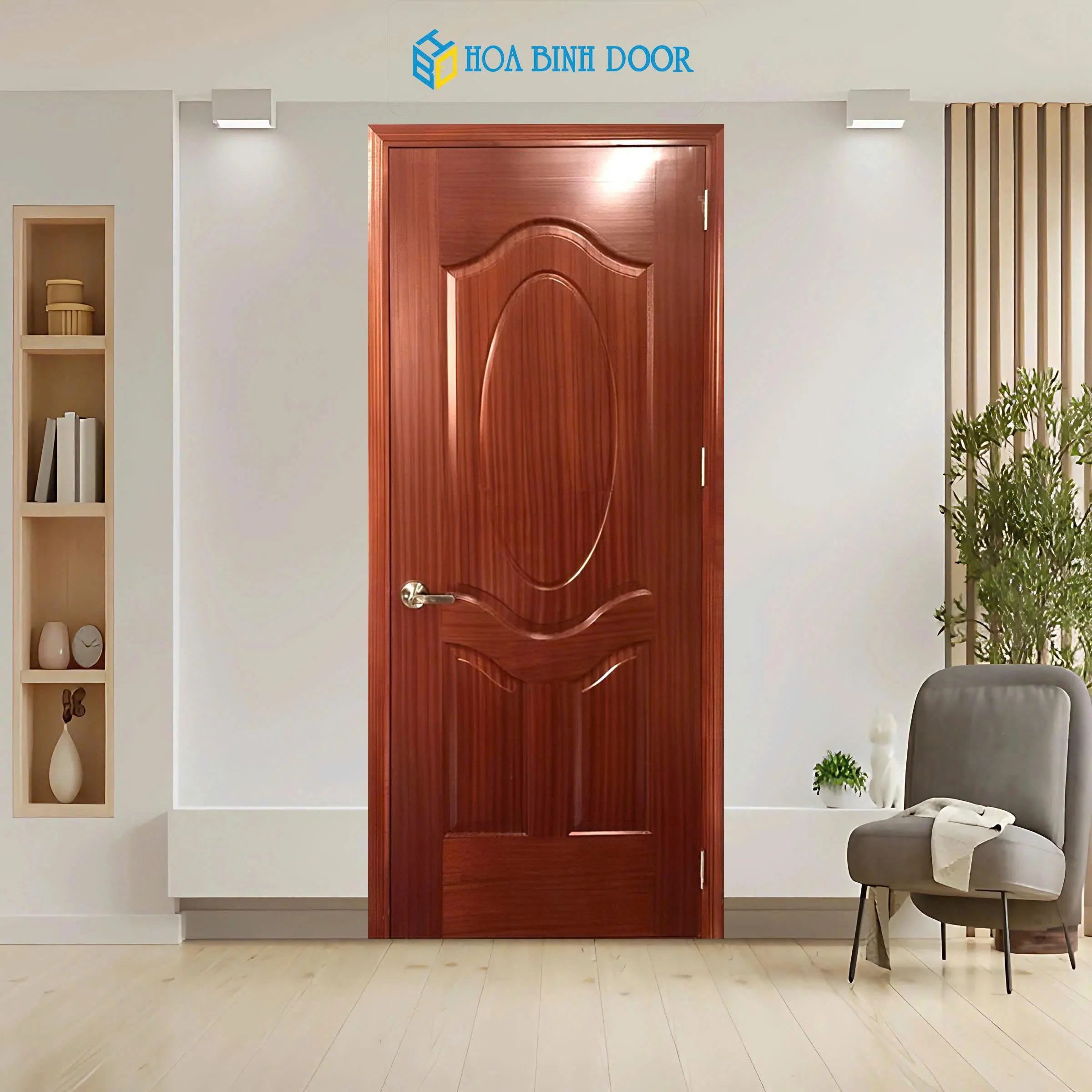 Giá cửa gỗ công nghiệp HDF tại phường An Lạc