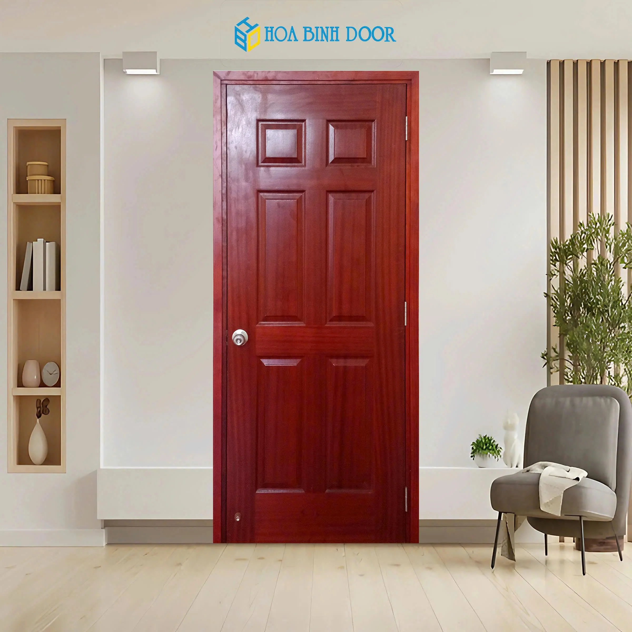 Giá cửa gỗ công nghiệp HDF tại phường An Lạc