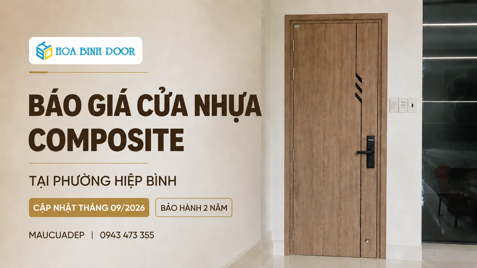 Báo Giá Cửa Nhựa Composite Tháng 09 2026