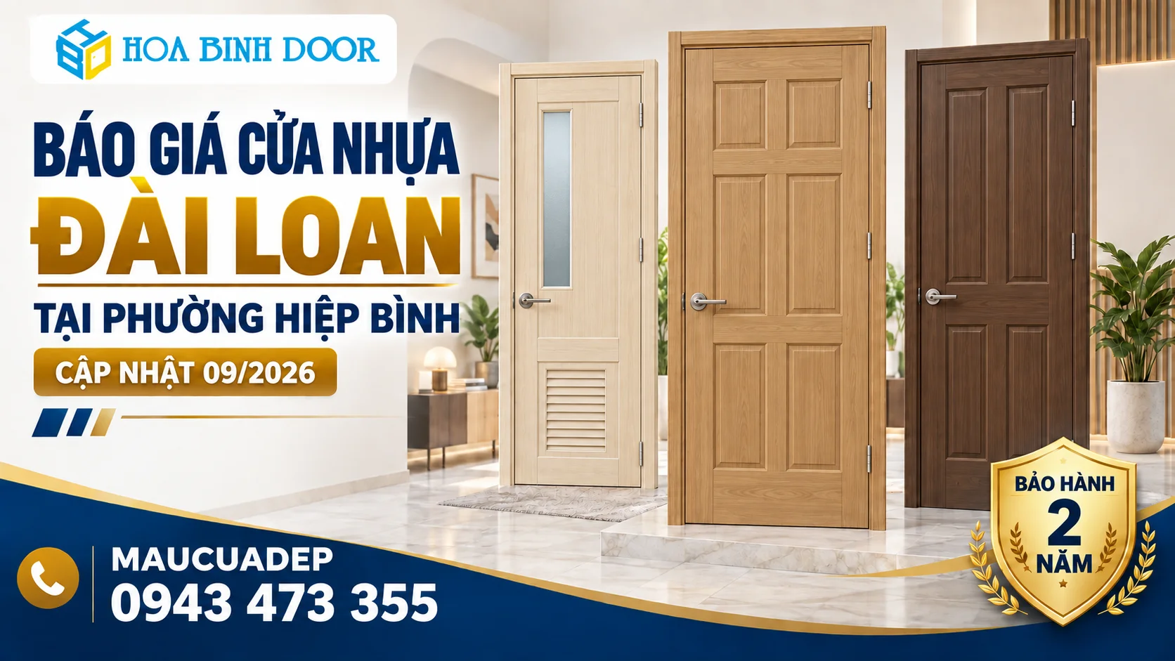 Giá cửa nhựa Đài Loan Phường Hiệp Bình